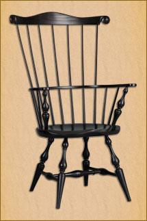 Quality Windsor Comb Back Arm Chair